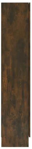 Vitrina boja dimljenog hrasta 82 5 x 30 5 x 185 5 cm drvena - Dimljeni hrast 1 150 cm Dimljeni hrast