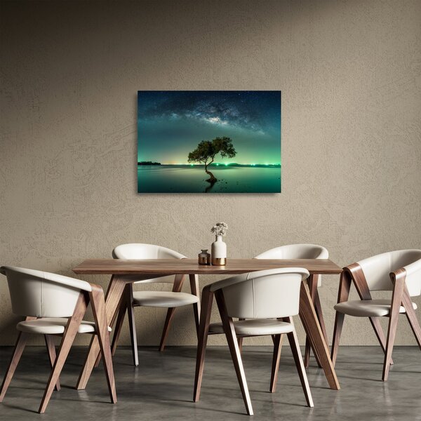 Staklena slika noćnog neba (70x50 cm)