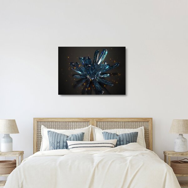 Staklena slika kristala (70x50 cm)