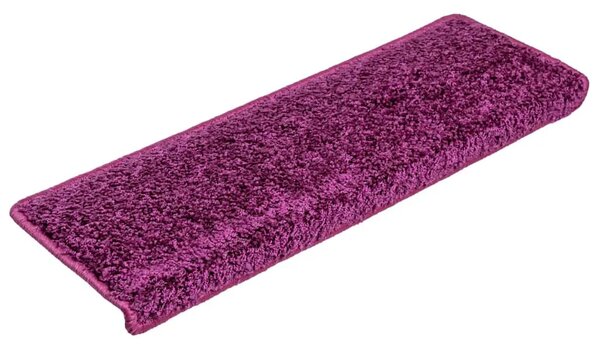 Prostirke za stepenice 10 kom 65x21x4 cm ljubičaste pravokutne rubove - Ljubičasta 65 x 21 x 4 cm 10 Ljubičasta