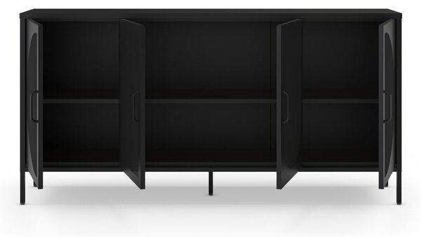 Crna komoda 160x90 cm Tayra – Marckeric