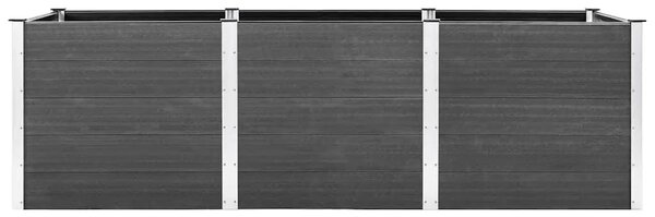 Povišena gredica - Vrtna gredica 300 x 100 x 91 cm WPC siva - Siva 300 x 100 x 91 cm 1 300 x 100 x 91 cm