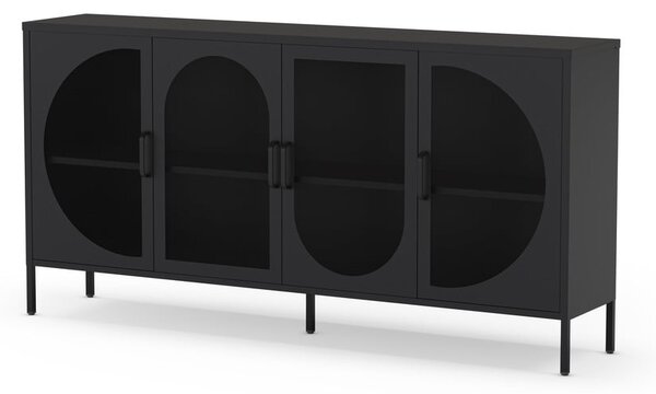 Crna komoda 160x90 cm Tayra – Marckeric