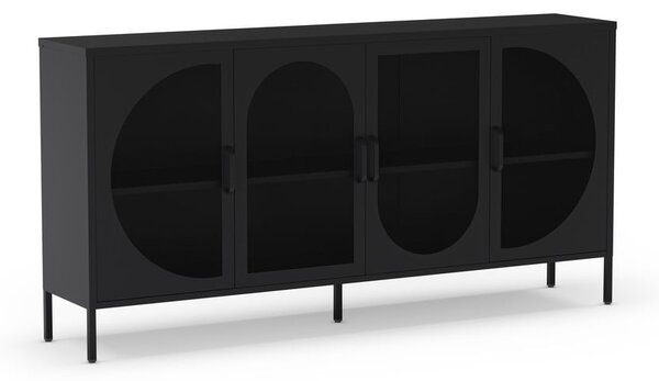 Crna komoda 160x90 cm Tayra – Marckeric