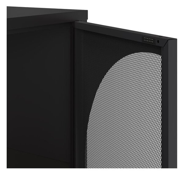 Crna komoda 160x90 cm Tayra – Marckeric