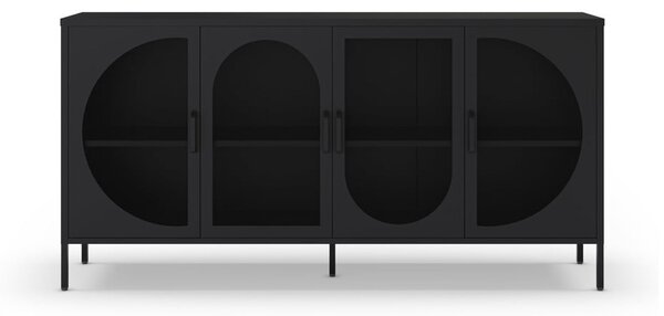 Crna komoda 160x90 cm Tayra – Marckeric