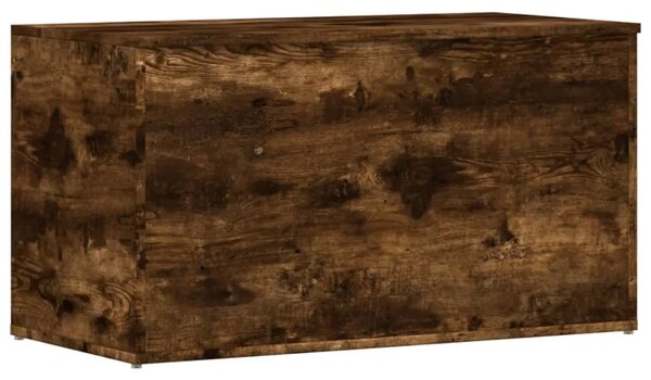 Škrinja za pohranu boja hrasta 84x42x46 cm konstruirano drvo - Dimljeni hrast 84 x 42 x 46 cm 1 Dimljeni hrast