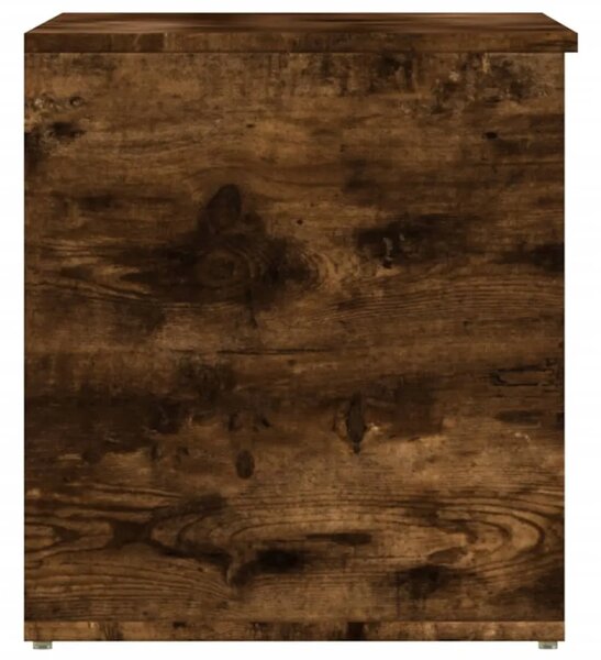 Škrinja za pohranu boja hrasta 84x42x46 cm konstruirano drvo - Dimljeni hrast 84 x 42 x 46 cm 1 Dimljeni hrast