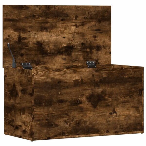 Škrinja za pohranu boja hrasta 84x42x46 cm konstruirano drvo - Dimljeni hrast 84 x 42 x 46 cm 1 Dimljeni hrast