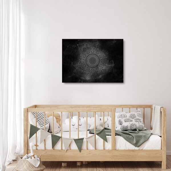 Staklena slika - Mistična mandala (70x50 cm)