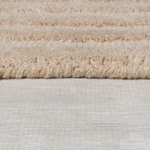 Bež ručno rađen vunen tepih 160x230 cm Zen Rectangles – Flair Rugs