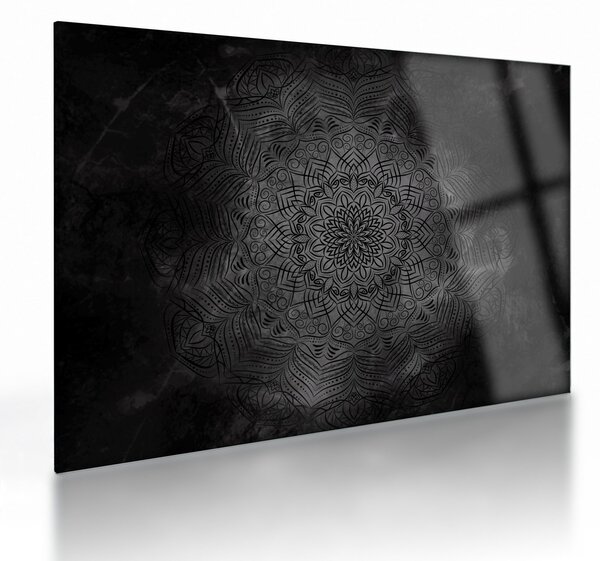 Staklena slika - Mistična mandala (70x50 cm)