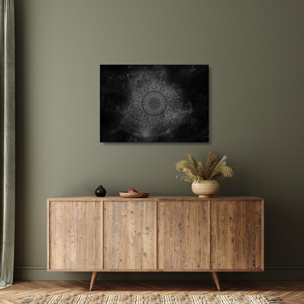 Staklena slika - Mistična mandala (70x50 cm)