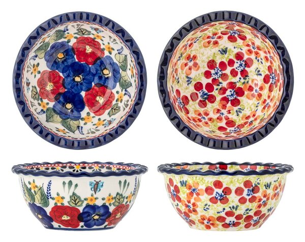 Zdjelice u setu za posluživanje 2 kom od kamenine 380 ml Florist – Bloomingville