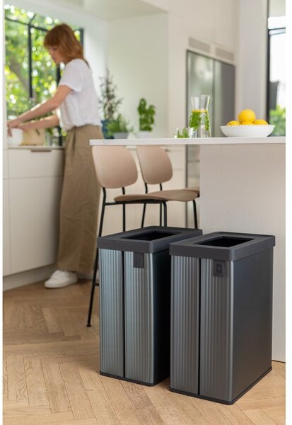 Plava kanta za smeće za odvojeni otpad od reciklirane plastike 54 l Verto Recycle – Curver