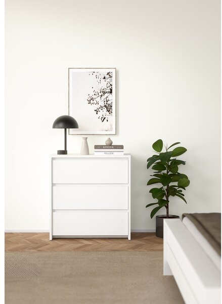 Bijela komoda 80x84x48 cm Next – Tvilum