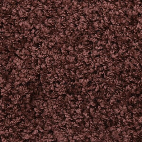 Prostirke za stepenice 10 kom 65x21x4 cm Smeđe poluokrugle velike - Smeđa 65 x 21 x 4 cm 10 Smeđa