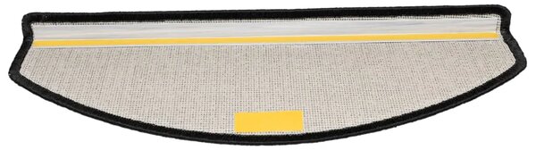 Prostirke za stepenice 10 kom 65x24x4 cm antracit poluokrugle velike - Antracit 65 x 24 x 4 cm 10 Antracit