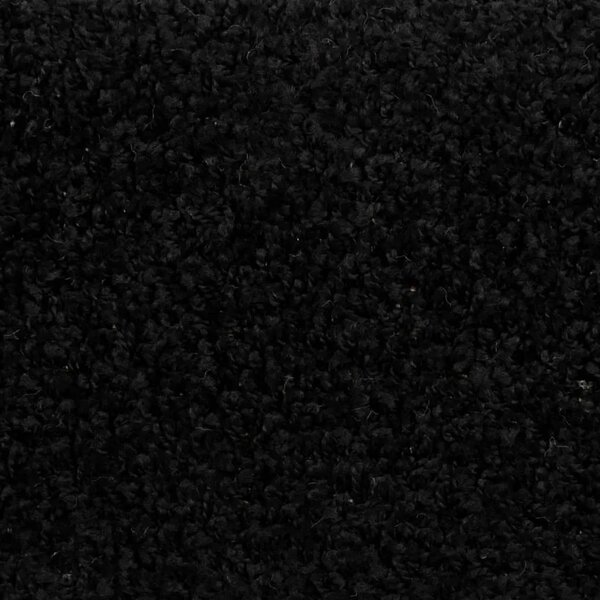 Prostirke za stepenice 10 kom 65x21x4 cm Crne poluokrugle velike - Crna 65 x 21 x 4 cm 10 Crna