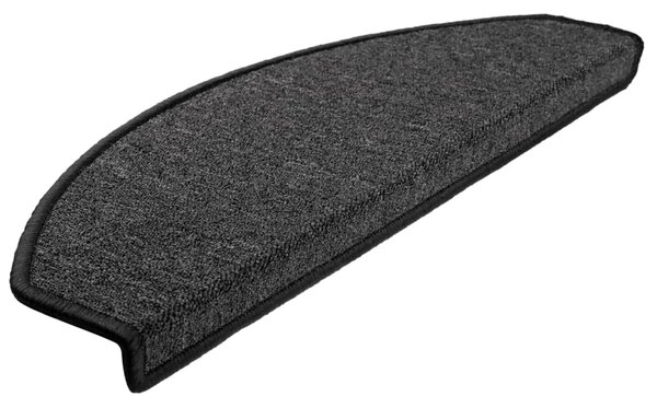 Prostirke za stepenice 10 kom 65x24x4 cm antracit poluokrugle velike - Antracit 65 x 24 x 4 cm 10 Antracit