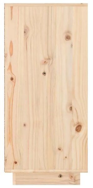 Komoda 111 x 36 x 75 cm od masivne borovine - Prirodna 1 Prirodna