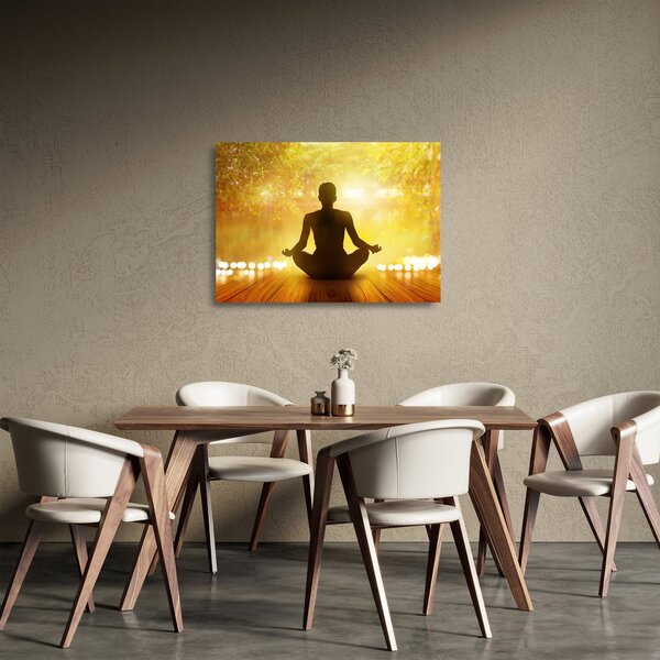 Staklena slika - Meditacija (70x50 cm)