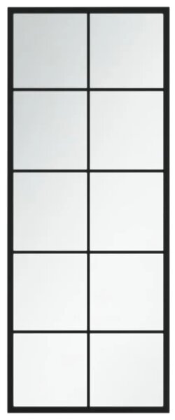 Zidno ogledalo crno 100 x 40 cm metalno - 100 x 40 cm 1 100 x 40 cm