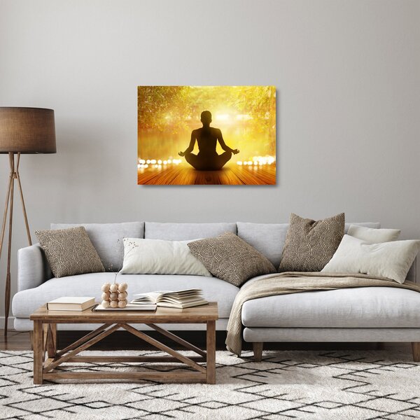 Staklena slika - Meditacija (70x50 cm)