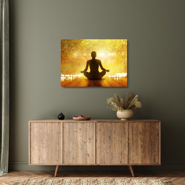 Staklena slika - Meditacija (70x50 cm)