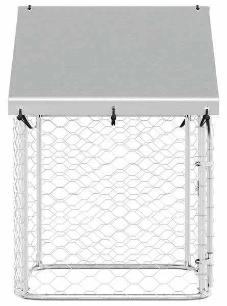Vanjski kavez za pse s krovom 100 x 100 x 150 cm - 100 x 100 x 150 cm 1 100 x 100 x 150 cm