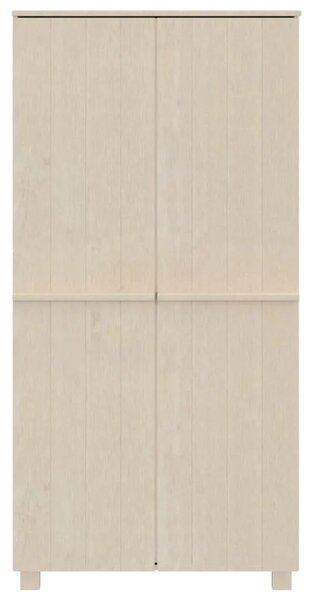 Ormar HAMAR boja meda 89 x 50 x 180 cm od masivne borovine - Smeđa 1 1 Smeđa