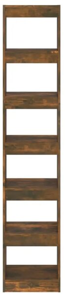 Ormarić za knjige / pregrada boja dimljenog hrasta 40x30x198 cm - Dimljeni hrast 1 Dimljeni hrast