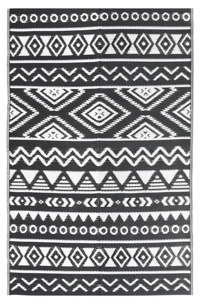 Vanjski tepih ARAKIL crni 190 x 290 cm PP - crni uzorak 190 x 290 cm 1 Crni uzorak