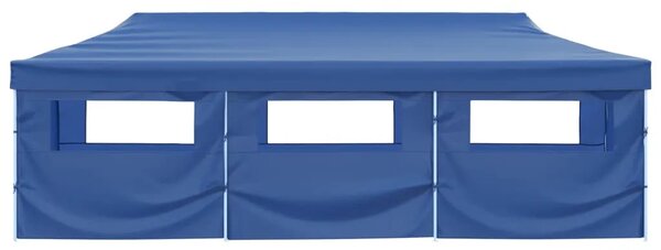 Sklopivi šator za svadbe - šator za zabave s 8 bočnih zidova 870x291x315 cm plavi - Plava 1 Plava