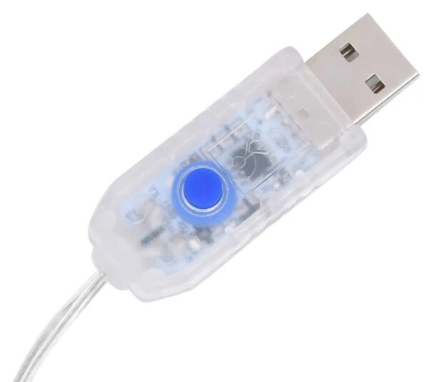 Vilinski rasvjetni lanac 40 m 400 LED hladni bijeli 8 funkcija - Hladna bijela 40 m 1 1