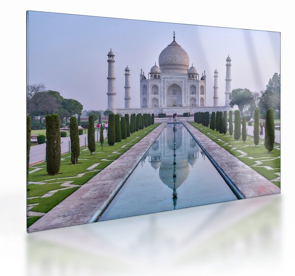 Staklena slika - Taj Mahal pri izlasku sunca (70x50 cm)