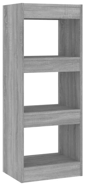 Ormarić za knjige / pregrada boja hrasta 40x30x103 cm drveni - Sivi hrast sonoma 1 Sivi hrast sonoma
