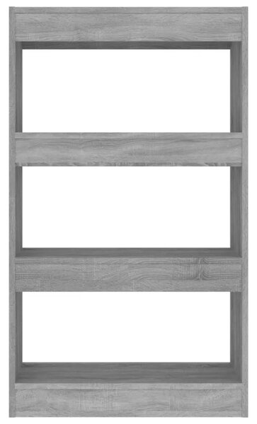Ormarić za knjige / pregrada sivi hrast 60 x 30 x 103 cm drveni - Sivi hrast sonoma 1 Sivi hrast sonoma
