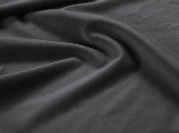 Sivi tapecirani bračni krevet s prostorom za odlaganje/bez uzglavlja s podnicom 180x200 cm Susan – Micadoni