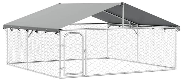 Vanjski kavez za pse s krovom 300 x 300 x 150 cm - 300 x 300 x 150 cm 1 300 x 300 x 150 cm