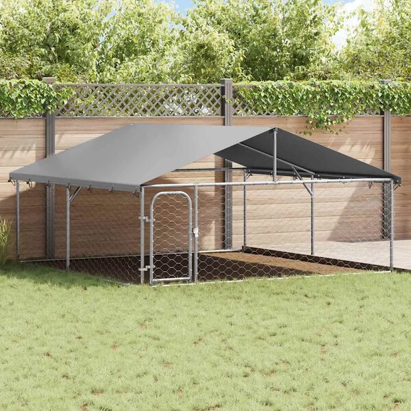 Vanjski kavez za pse s krovom 300 x 300 x 150 cm - 300 x 300 x 150 cm 1 300 x 300 x 150 cm