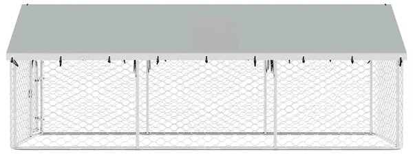 Vanjski kavez za pse s krovom 400 x 200 x 150 cm - 400 x 200 x 150 cm 1 400 x 200 x 150 cm