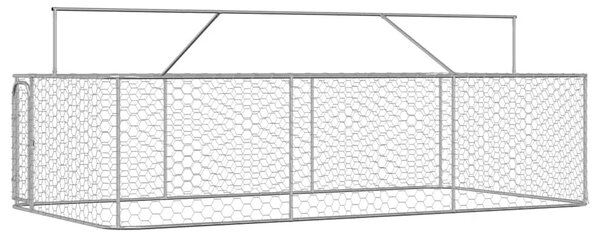 Vanjski kavez za pse s krovom 400 x 200 x 150 cm - 400 x 200 x 150 cm 1 400 x 200 x 150 cm
