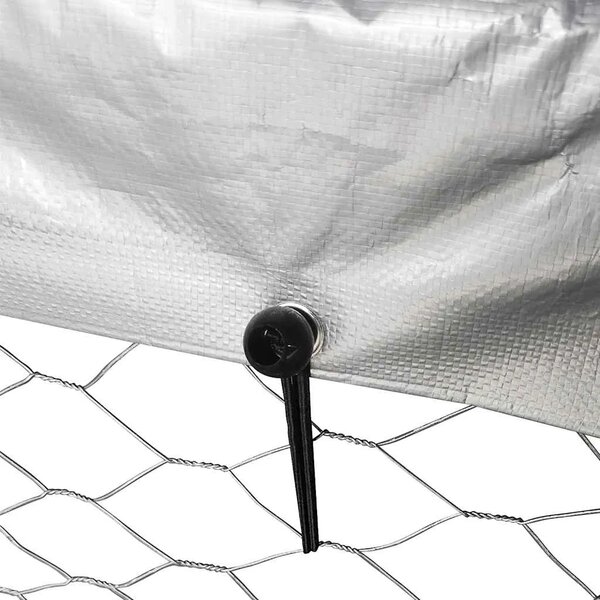 Vanjski kavez za pse s krovom 400 x 100 x 150 cm - 400 x 100 x 150 cm 1 400 x 100 x 150 cm