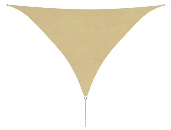 VidaXL Sjenica od oksford tkanine trokutasta 3,6 x 3,6 x 3,6 m bež