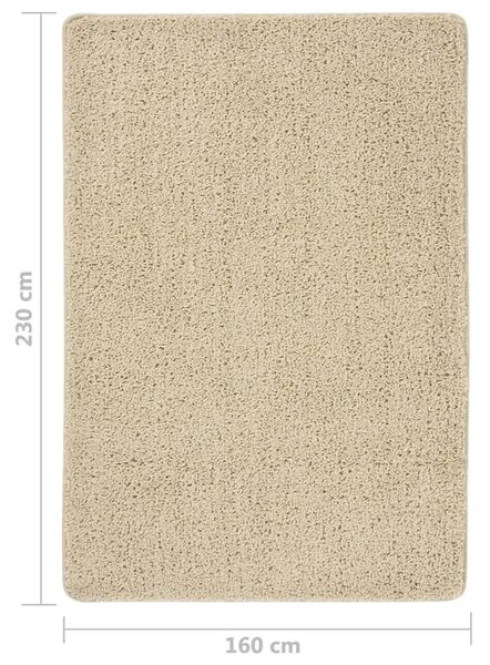 Čupavi tepih krem 160 x 230 cm protuklizni - Krema 160 x 230 cm Krema 160 x 230 cm