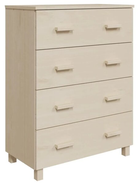 Komoda HAMAR boja meda 79 x 40 x 103 5 cm od masivne borovine - boja meda 1 Boja meda