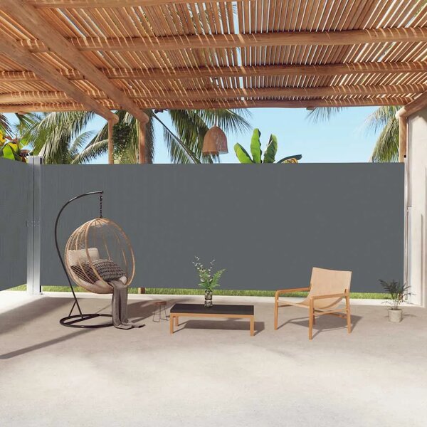 Uvlačiva bočna tenda antracit 220 x 1000 cm - Antracit 220 x 1000 cm 1 Antracit