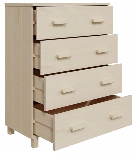 Komoda HAMAR boja meda 79 x 40 x 103 5 cm od masivne borovine - boja meda 1 Boja meda