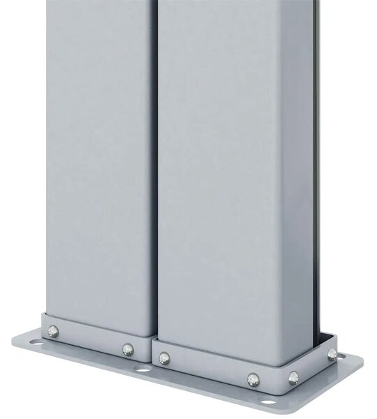 Uvlačiva bočna tenda crna 200 x 600 cm - Crna 200 x 600 cm 1 Crna
